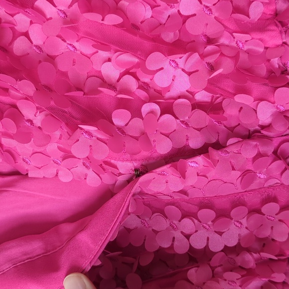 Anthropologie The Somerset Mini Dress: Floral Appliqué Edition in Pink - Picture 7 of 11